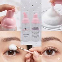 Nettoyant Doux pour Extensions de Cils, Démaquillant Moussant Sans Huile, Bain Quotidien pour Cils, Shampoing Professionnel pour Cils