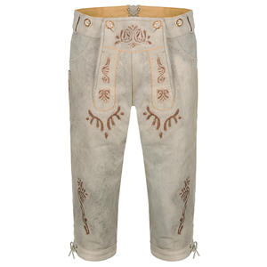 OEM 2025 Mejor Precio Bavarian Lederhosen Oktoberfest Precio Al por Mayor Pantalones Cortos Para Hombre Bajo Costo Precio Al por Mayor - Product Image 5