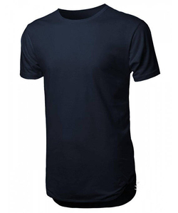 Camisetas alargadas de algodón 100%, camisetas de cuerpo extendido para hombres, suministro B2B, ropa de calle de fábrica a la moda, camisetas para hombres - Product Image 6