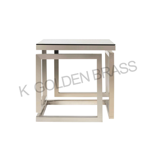 Mesa de Centro de Hierro Premium, Diseño de Mesa de Café de Metal Personalizado, Construcción Resistente, Precio de Fábrica con MOQ Bajo - Product Image 1