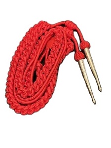Aiguillette en fil d'or torsadé uniforme personnalisé de qualité supérieure avec embouts en laiton cordons d'épaule pour robe - Product Image 2