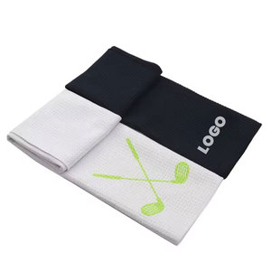 Toalla de golf profesional antiarañazos con clip giratorio para un acceso conveniente durante el juego - Product Image 2