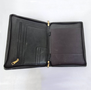 Handmade chính hãng Da hội nghị thư mục nén thư Kích thước danh mục đầu tư padfolio trường hợp kinh doanh tổ chức nộp hồ sơ sản phẩm - Product Image 2