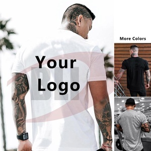 T-shirt pour homme de haute qualité 100% coton, design uni, séchage rapide, coupe classique, services OEM disponibles, col rond, manches courtes - Product Image 5