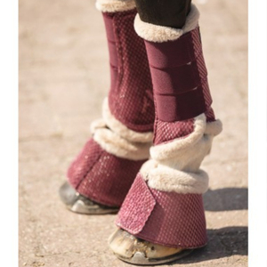 Bottes de brossage pour chevaux fabriquées sur mesure au Pakistan, rembourrage protecteur absorbant les chocs, soutien complet des tendons et des jarrets, confortables - Product Image 2