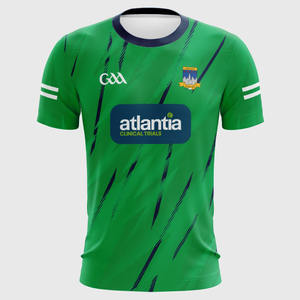 Jersey de fútbol GAA sublimado de poliéster 100% de alto rendimiento, diseño sólido, ropa de fútbol gaélico - Product Image 1