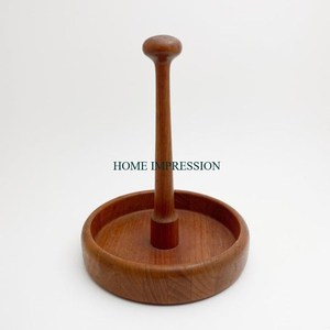 Natural and Solid Bamboo Wooden Wine Rack and Board with Wine Holder Wine Bottle and Glass Holder Round Shape <b>Shelving</b> <b>Unit</b> - Product Image 2