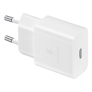 Cargador USB Tipo-C con Cable, Carga Rápida Adaptativa de 15W, Power Delivery, Blanco, EP T1510NWEGEU - Product Image 1