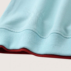 Sweat-shirts à col rond en molleton mélangé coton pour homme, hiver, écologiques, respirants, personnalisables, mode décontractée, motif uni - Product Image 5