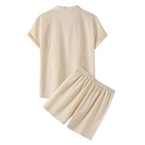 ชุดเสื้อผ้าสำหรับผู้ชายแบบลำลองทำจากผ้าฝ้าย100% บริการออกแบบตามสั่งชุดฤดูร้อนของผู้ชายราคาไม่แพง - Product Image 6