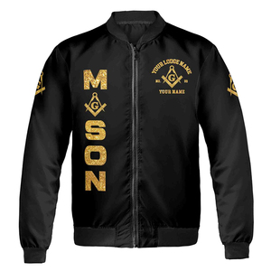 Chaqueta bomber personalizada Mason Prince Hall F & A.M, chaquetas de manga larga 2025 hechas a medida de alta calidad - Product Image 5