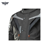 Blouson de moto unisexe noir, gris, jaune, manches longues, coupe-vent, séchage rapide, polyester, course, conduite, logo personnalisé, toutes saisons