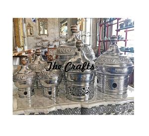 Recipiente para Calentar Comida de Acero Inoxidable Clásico Martillado de Calidad Garantizada, Tapa de Diseño para Hoteles, Restaurantes, Bodas y Bufés - Product Image 6