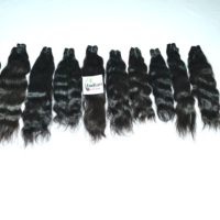 Extensions à clipser 100% Cheveux Humains Naturels Remy Vierges Bruts d'Inde du Sud, Bouclés, Tissage Double Trame Faite à la Machine