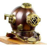 Vintage fait à la main Cooper Marine Divers casque nautique brillant laiton casques de plongée Vintage fait à la main US Navy Article de l'Inde