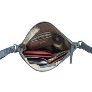 กระเป๋าสะพายข้างสไตล์วินเทจโบฮีเมียนลายเรขาคณิตทำจากหนังแท้จากผู้จำหน่ายในอินเดีย - Product Image 6