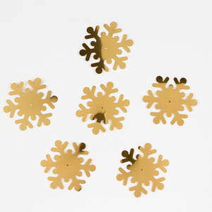 Sequin forme spéciale petit trou centré couleur métallique, Selanusa - Product Image 1