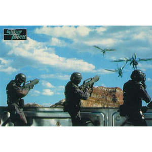 Décoration murale en papier au design moderne Starship Troopers - Product Image 1