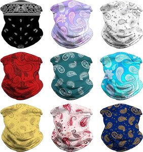Multifunctional Fleece Neck Gaiter Safety Neck Warmer Balaclava Bandana Winter Warm <b>Scarf</b> Custom for Women Men - Product Image 4