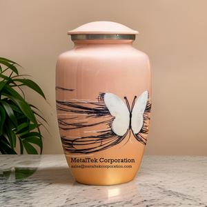 Urnas de cremación americanas de calidad superior clásicas hechas a mano, nuevo diseño, cenizas conmemorativas personalizadas, tarros funerarios de Metal, recuerdo de entierro - Product Image 5