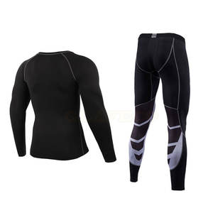 ชุดฝึกสองชิ้นสำหรับผู้ชายชุดฝึกสีพื้น - Product Image 2