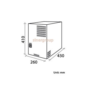 Enfriador bajo encimera Polares 2, de 3 vías, para agua fría + temperatura ambiente + agua fría con gas, 60lt./h. Enfriamiento de banco de hielo sin válvula solenoide - Product Image 4