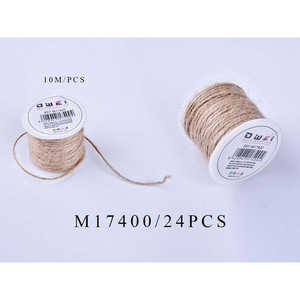 Cuerda de lino natural de 10M 24u/c Suministro artesanal ecológico - Product Image 1