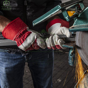 Gants de sécurité en cuir de qualité supérieure, sans silicone, sans poudre, respirants, flexibles, personnalisables, faible MOQ, dernier design, meilleurs - Product Image 6