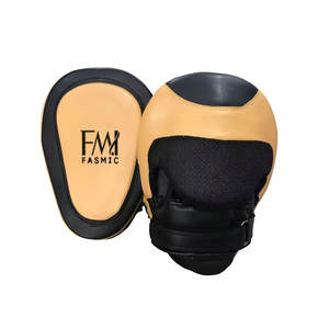 Herramienta de perforación de entrenamiento con correa ajustable, fabricante de Material de cuero, almohadillas tailandesas de boxeo baratas, guantes de enfoque, almohadilla de patada tailandesa - Product Image 4