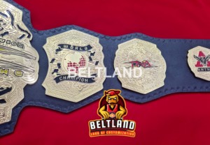 Ceinture de championnat de lutte mondiale poids lourd TNA, taille adulte, en zinc 2 mm 4 mm - Product Image 6