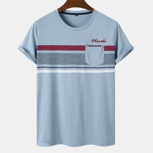 T-shirt col rond à la mode pour hommes 100% coton séchage rapide respirant personnalisable dernière conception de haute qualité diverses couleurs - Product Image 1