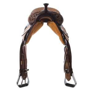 ชุดอานม้าแบบอังกฤษสีน้ำตาลตะวันตกคุณภาพสูงทนทานปรับแต่งได้พิเศษไม้สำหรับแข่ง - Product Image 4