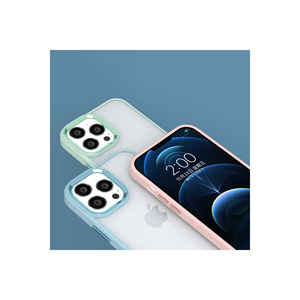 Coque de protection fine de luxe premium pour iPhone 14 Pro Max, étui en silicone souple avec finition chromée, modèle A53 - Product Image 4