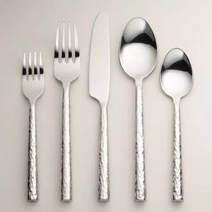 Vintage Style Stainless Steel Cutlery With <b>Mop</b> <b>Handle</b> Flatware Tableware For Hotel Restaurant Use Custom Logo SS Flatware Set - Product Image 4