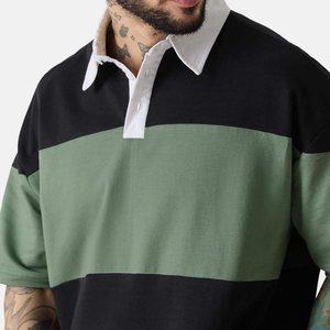 De talla grande para hombre, camisas de punto de algodón con estampado Digital, manga corta, secado rápido, transpirable, ajuste cómodo, ropa informal 2025 - Product Image 6