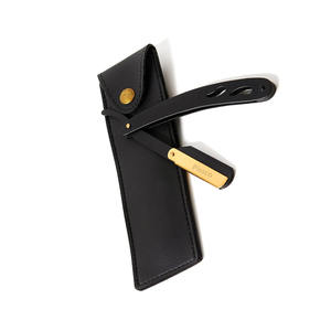 Navaja de Afeitar Plegable de Acero Inoxidable, Cuchilla de Barbero para Cortar el Cabello, Cuchilla Intercambiable, Navaja de Afeitar Recta Personalizada de Acero Inoxidable - Product Image 6