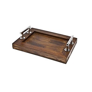 Latest Design Wood <b>Dessert</b> Serving Tray Customized Size Rectangle Shape Food Serving Tray By Home Arts - Product Image 3