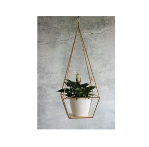 Jardinière murale en métal élégante ajoute un charme contemporain aux espaces de vie, aux balcons et aux jardins - Product Image 3