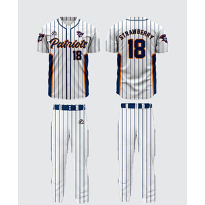 Conjunto de Uniforme de Béisbol de Tallas Grandes Más Vendido, Cómodo, Duradero, 100% Poliéster, Antibacteriano, de Secado Rápido, para Entrenamiento - Product Image 2