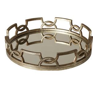 Ensemble tendance de 2 plateaux de service pour la restauration, finition antique avec plateau en verre pour aliments et desserts, fournisseur par l'Inde - Product Image 5