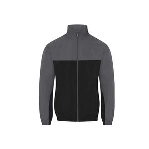 Ensemble de survêtement deux pièces pour homme avec veste zippée, poignets élastiques et pantalon, survêtement d'entraînement, design bicolore avec poches, confortable - Product Image 5