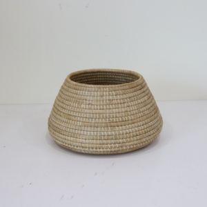 ตะกร้าเก็บของทรงกลมจากหญ้าทะเล ดีไซน์หรูหรา เป็นมิตรกับสิ่งแวดล้อม พร้อมฟังก์ชั่นหลากหลายสำหรับการใช้งานที่หลากหลาย - Product Image 4