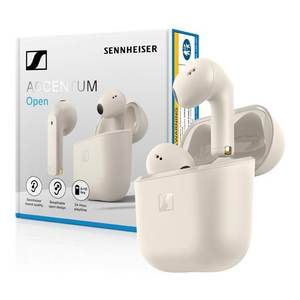 Audífonos Intrauditivos Sennheiser ACCENTUM Open TWS Color Crema con Bluetooth 700446 0958730 con Micrófono Sin Cancelación de Ruido - Product Image 2