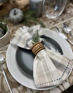 Anillos para Servilletas de Madera, Porta Servilletas de Madera Personalizado, Decoración de Mesa, Decoración para Cocina, Restaurante, Hogar, Bodas, Hotel - Product Image 6