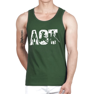 Vêtements de sport pour hommes imprimés personnalisés sans manches Fitness débardeur doux qualité supérieure décontracté confortable débardeur pour hommes de BD - Product Image 1