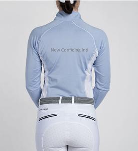 Collection de hauts d'équitation unisexes respirants personnalisés pour dames avec détails réfléchissants et visibilité améliorée - Product Image 4