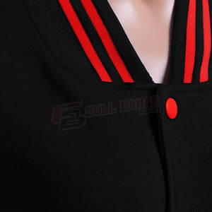 Veste universitaire pour femmes à la mode avec veste universitaire pour femmes à boutons Colorblock Design - Product Image 6