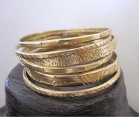 Ensemble de bracelets vintage en bronze antique pour hommes et femmes avec aimant prune réglable de f s international modern