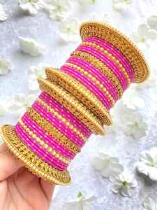 Juego de Brazaletes de Novia Hechos a Mano con Diseño Único para Niñas, Venta al por Mayor, Nuevo Juego de Brazaletes Multicolores para Novia - Product Image 6