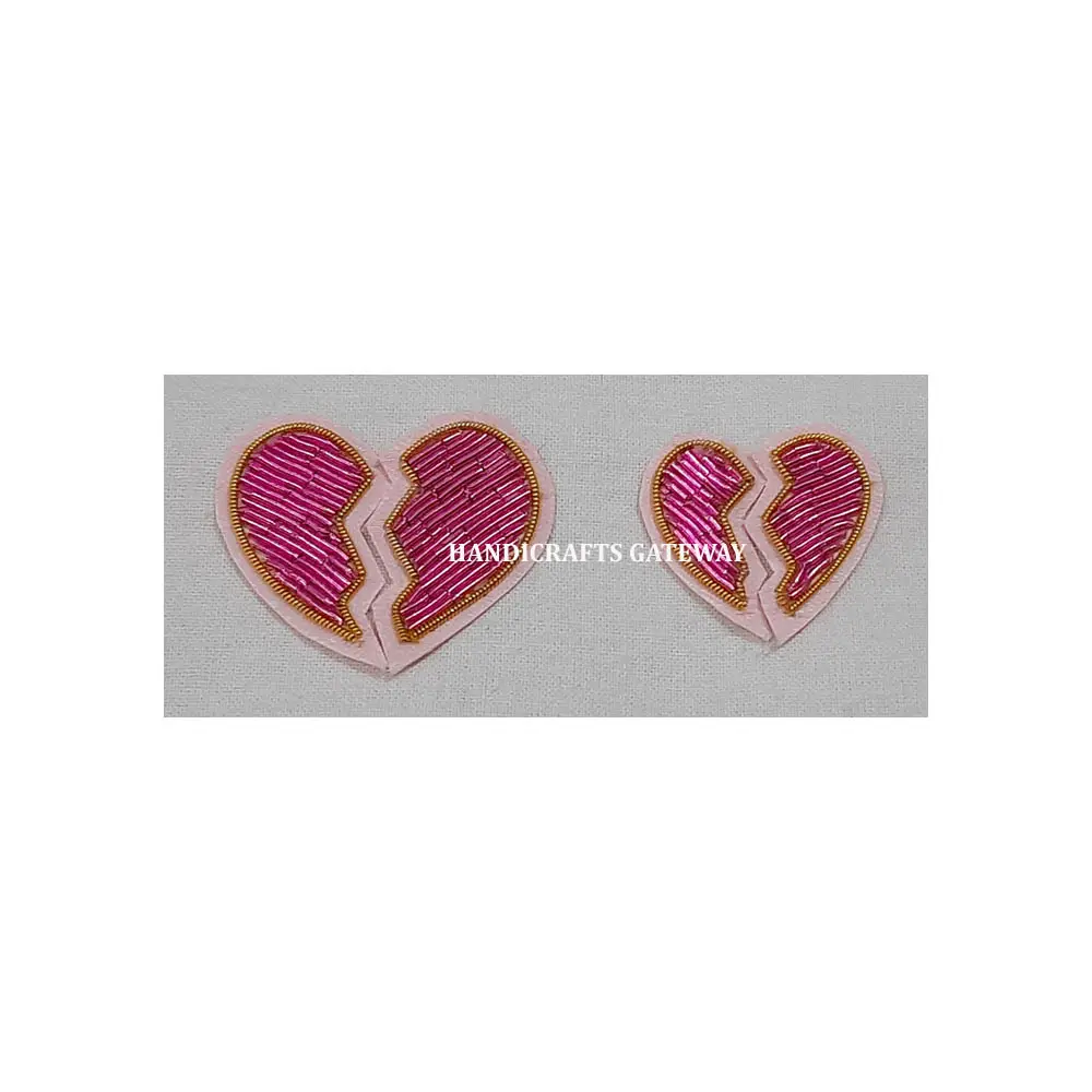 New Gorgeous And Lightweight With Low Price Best Quality Handmade Zari Embroidery Badges And Patches With Uniform Sew On Badges